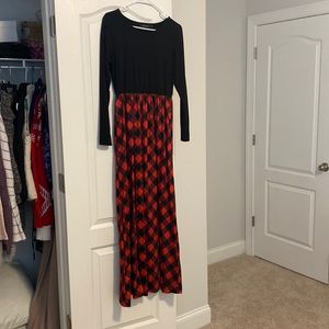 Long sleeve maxi dress